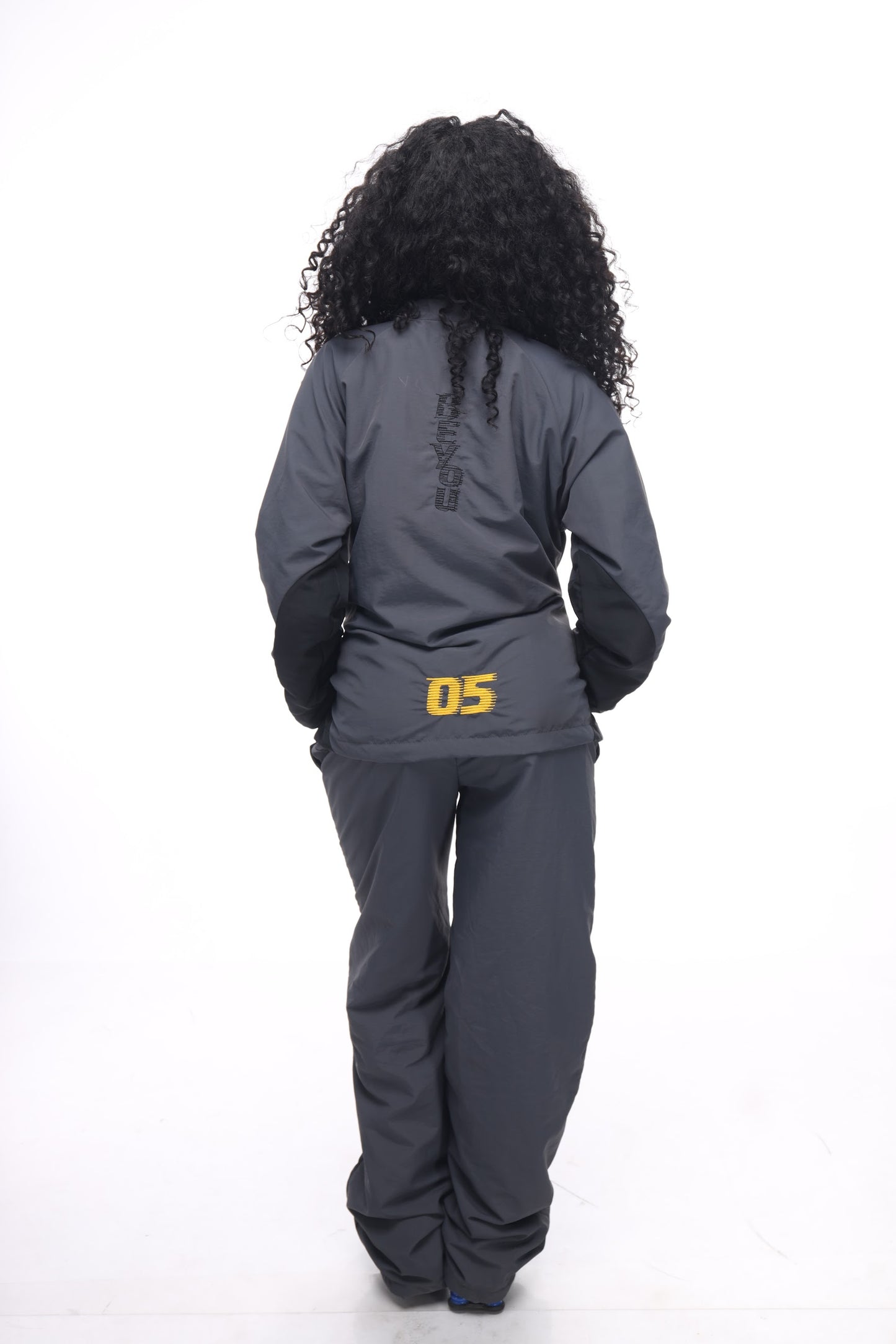 Nylon Track star Set In Grey